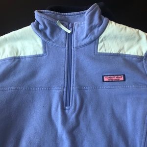 Light blue and green vineyard vines shep shirt.
